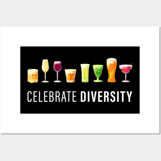 Celebrate Diversity - Beer Lover Posters and Art